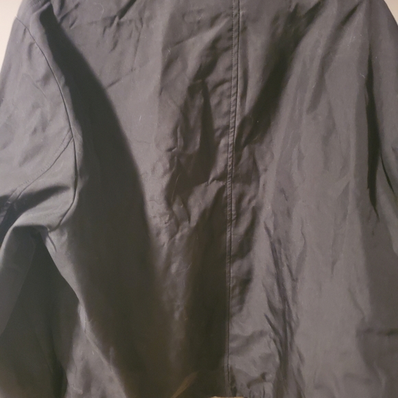 Black men's spring coat - Picture 3 of 5